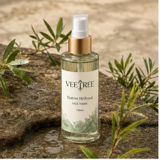 Tea tree hydrosol for blemish-prone skin