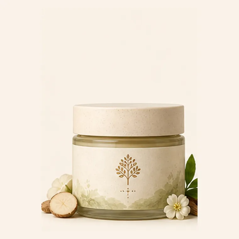 VEETREE Face Brightening Pack jar with botanicals
