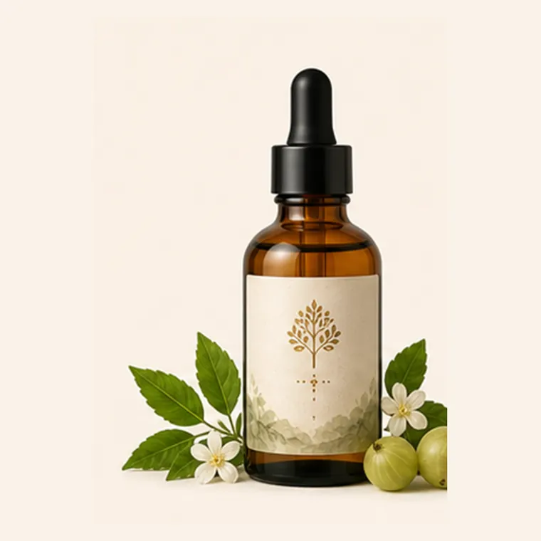 VEETREE Hair Growth Oil with amla and leaves